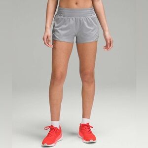Lululemon Hotty Hot High Rise Short 2.5” Gray Size 6